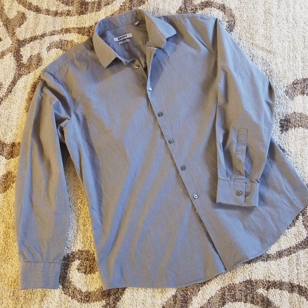 ✨5 for $25✨ Men's Gray Button Up Dress Shirt